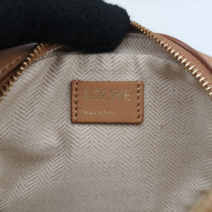 Vintage Loewe Amazona Nano Brown Canvas x leather shoulderbag | stylenewstar