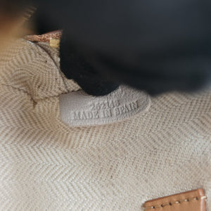 Vintage Loewe Amazona Nano Brown Canvas x leather shoulderbag | stylenewstar