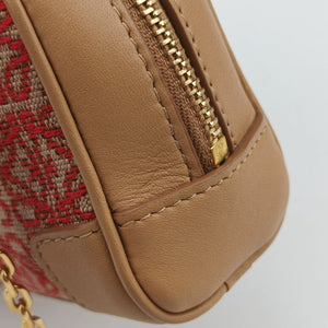 Vintage Loewe Amazona Nano Brown Canvas x leather shoulderbag | stylenewstar