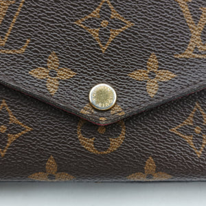 Pre-owned Louis Vuitton Pochette Felicie Brown Monogram Canvas M61276 shoulderbag | stylenewstar