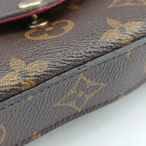 Pre-owned Louis Vuitton Pochette Felicie Brown Monogram Canvas M61276 shoulderbag | stylenewstar
