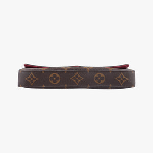 Pre-owned Louis Vuitton Pochette Felicie Brown Monogram Canvas M61276 shoulderbag | stylenewstar