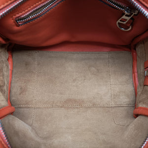 Pre-owned Loewe Amazona Orange Leather handbag | stylenewstar