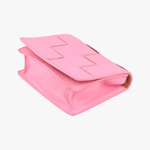 Pre-owned Bottega Veneta Cassette Pink lambskin shoulderbag | stylenewstar