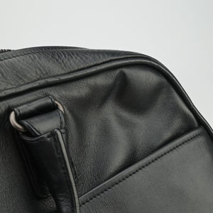 Pre-owned Bottega Veneta Intrecciato Black Lambskin shoulderbag | stylenewstar