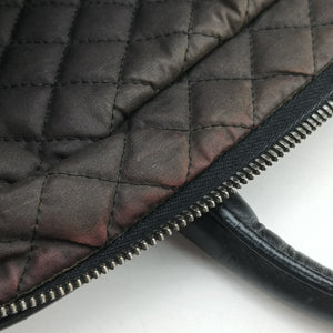 Pre-owned Bottega Veneta Intrecciato Black Lambskin shoulderbag | stylenewstar
