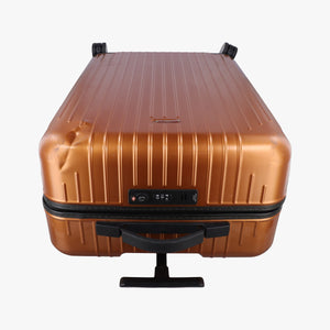 Pre-owned RIMOWA TOPAS Orange aluminum suitcase | stylenewstar
