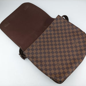 Pre-owned Louis Vuitton BROOKLYN MM EBENE Damier Canvas N51211 shoulderbag | stylenewstar