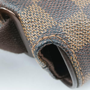 Pre-owned Louis Vuitton BROOKLYN MM EBENE Damier Canvas N51211 shoulderbag | stylenewstar