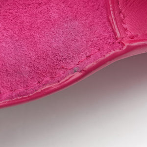 Pre-owned Yves Saint Laurent ChYc Mini Y Line Classic Cabasique WOC Rose Leather 311215 shoulderbag | stylenewstar