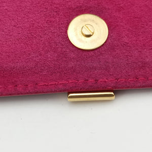 Pre-owned Yves Saint Laurent ChYc Mini Y Line Classic Cabasique WOC Rose Leather 311215 shoulderbag | stylenewstar