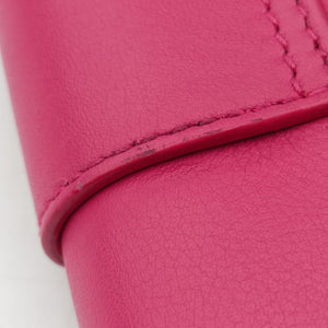 Pre-owned Yves Saint Laurent ChYc Mini Y Line Classic Cabasique WOC Rose Leather 311215 shoulderbag | stylenewstar