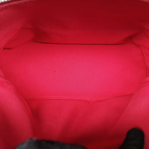 Pre-owned Chanel Paris-Venice Vinyl Lipstick Ligne Red Patent A47926 shoulderbag | stylenewstar