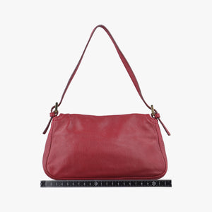 Secondhand Fendi Baguette Red Leather 8BR180 handbag | stylenewstar