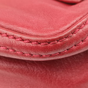 Secondhand Fendi Baguette Red Leather 8BR180 handbag | stylenewstar