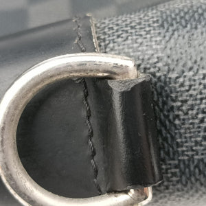 Pre-owned Louis Vuitton TADAO Noir Damier Graphite N51192 handbag | stylenewstar