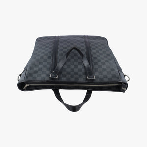 Pre-owned Louis Vuitton TADAO Noir Damier Graphite N51192 handbag | stylenewstar