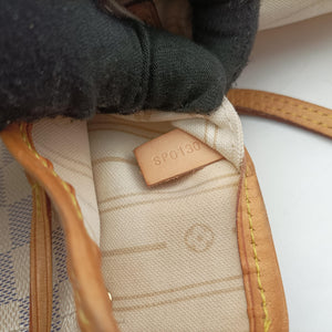 Secondhand Louis Vuitton NEVERFULL MM AZUR Damier Canvas N51107 handbag | stylenewstar