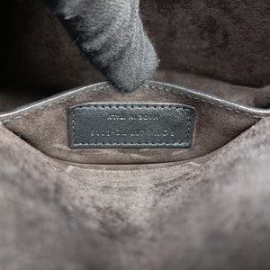 Pre-owned Yves Saint Laurent SUNSET Golden Leather 441972 shoulderbag | stylenewstar