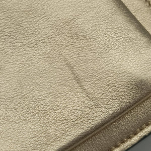 Pre-owned Yves Saint Laurent SUNSET Golden Leather 441972 shoulderbag | stylenewstar