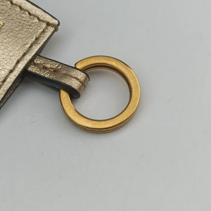 Pre-owned Yves Saint Laurent SUNSET Golden Leather 441972 shoulderbag | stylenewstar