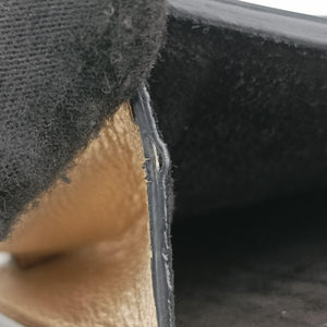 Pre-owned Yves Saint Laurent SUNSET Golden Leather 441972 shoulderbag | stylenewstar