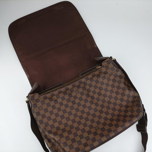 Pre-owned Louis Vuitton SPENCER EBENE Damier Canvas N58021 shoulderbag | stylenewstar