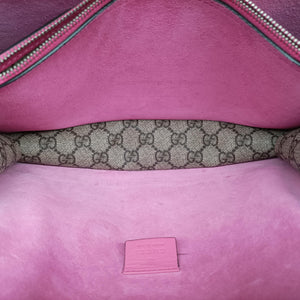 Pre-owned Gucci Dionysus Brown×pink PVC coated canvas 400249 shoulderbag | stylenewstar