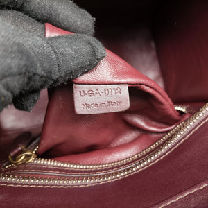 Secondhand Celine Luggage Micro shopper Black x Red x Multicolor snakeskin × leather handbag | stylenewstar