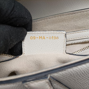 Pre-owned Christian Dior Saddle White Leather handbag | stylenewstar