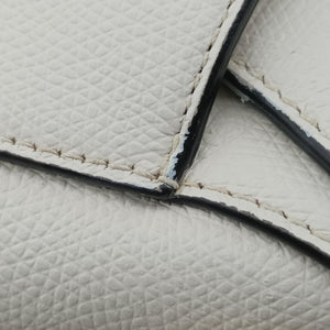 Pre-owned Christian Dior Saddle White Leather handbag | stylenewstar