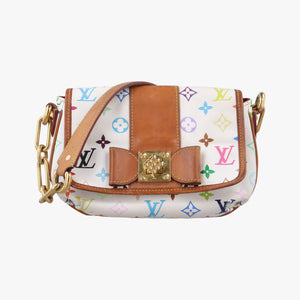 Pre-owned Louis Vuitton Patty white Monogram Multicolor M40305 handbag | stylenewstar
