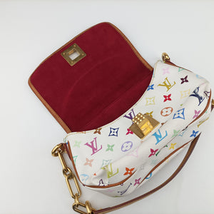 Pre-owned Louis Vuitton Patty white Monogram Multicolor M40305 handbag | stylenewstar