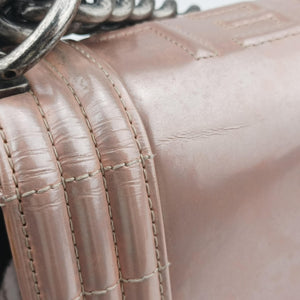 Secondhand Chanel BOY CHANEL Pink Patent A67018 shoulderbag | stylenewstar