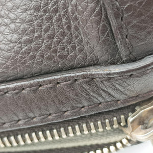 Pre-owned Gucci Sherry Line Brown leather 247205 handbag | stylenewstar