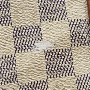 Pre-owned Louis Vuitton Keepall Bandouliere 55 Azur Damier Canvas N41429 handbag | stylenewstar