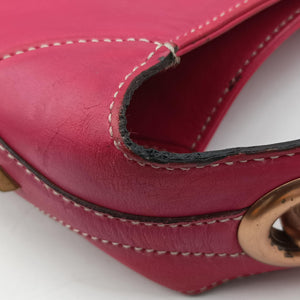 Pre-owned Gucci New Jackie Rose Leather 120888 shoulderbag | stylenewstar
