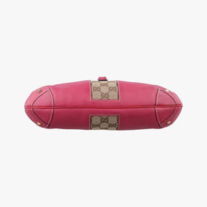 Pre-owned Gucci New Jackie Rose Leather 120888 shoulderbag | stylenewstar