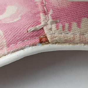 Pre-owned Christian Dior Cherry Blossom Flower Baguette White×Multicolour canvas handbag | stylenewstar