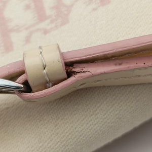 Pre-owned Christian Dior Cherry Blossom Flower Baguette White×Multicolour canvas handbag | stylenewstar