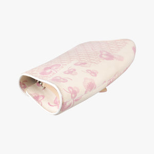 Pre-owned Christian Dior Cherry Blossom Flower Baguette White×Multicolour canvas handbag | stylenewstar