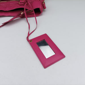 Secondhand Balenciaga Classic City Pink leather shoulderbag | stylenewstar