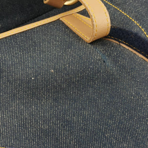 Vintage Christian Dior Saddlebags Blue Denim handbag | stylenewstar