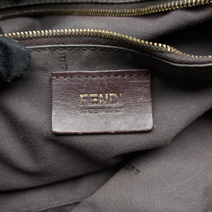 Pre-owned Fendi Big Mamma Forever Flap Multicolour ponyhair 8BR638 shoulderbag | stylenewstar