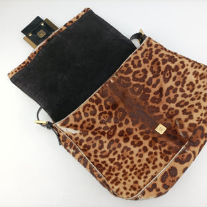 Pre-owned Fendi Big Mamma Forever Flap Multicolour ponyhair 8BR638 shoulderbag | stylenewstar