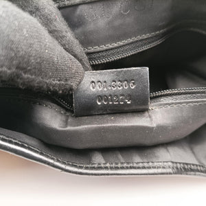 Pre-owned Gucci Jackie Brown×black×Multicolour Leather 001.33 handbag | stylenewstar