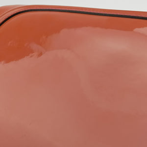 Pre-owned Gucci New Bamboo Orange Patent 254884 handbag | stylenewstar