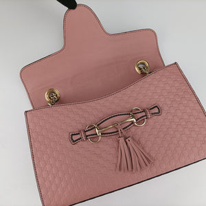 Vintage Gucci Emily Pink Leather 449635 shoulderbag | stylenewstar