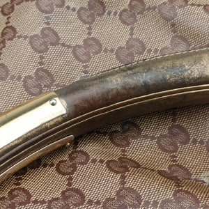 Secondhand Gucci Indy Babouska beige×Multicolour PVC coated canvas 185566 shoulderbag | stylenewstar