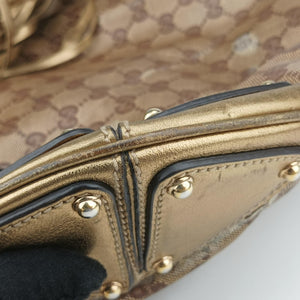 Secondhand Gucci Indy Babouska beige×Multicolour PVC coated canvas 185566 shoulderbag | stylenewstar